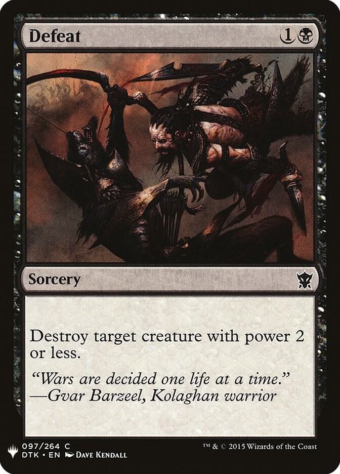 Defeat 97 (The List Reprints)  | Good Games Adelaide SA
