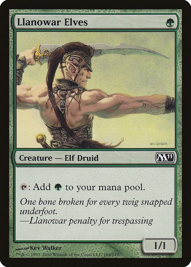 Llanowar Elves 184 (Magic 2011 (M11))  | Good Games Adelaide SA