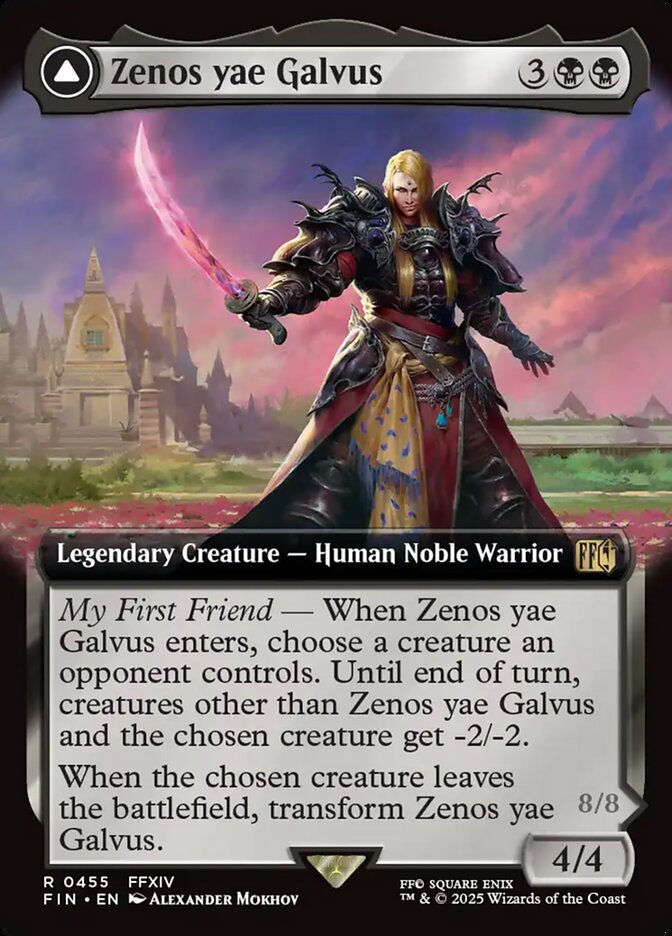 Zenos yae Galvus // Shinryu, Transcendent Rival 455/309 (FINAL FANTASY)  - Extended Art Foil | Good Games Adelaide SA