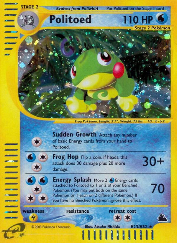 Politoed  H23/H32 (Skyridge)  - Holofoil | Good Games Adelaide SA