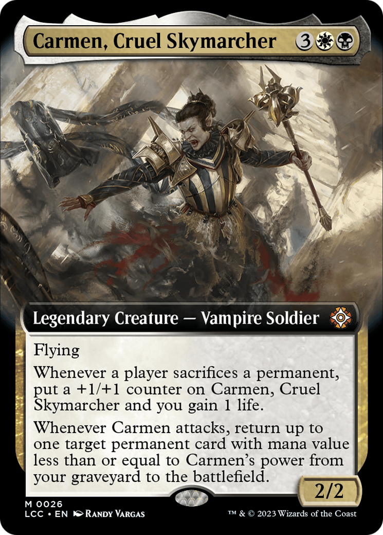 Carmen, Cruel Skymarcher (Extended Art) [The Lost Caverns of Ixalan Commander] | Good Games Adelaide SA