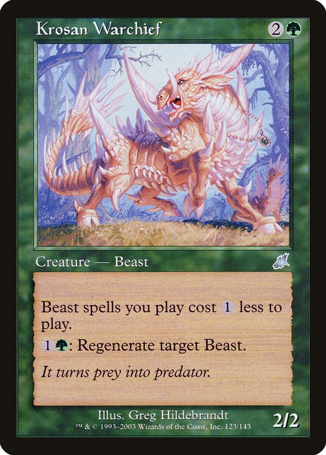 Krosan Warchief 123 (Scourge)  - Foil | Good Games Adelaide SA