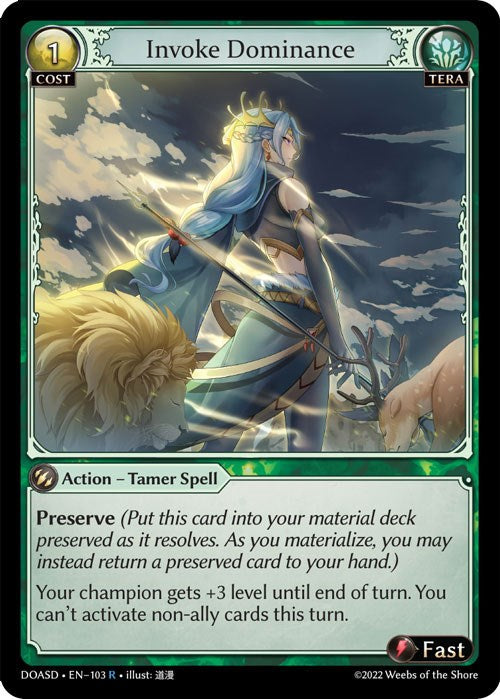 Invoke Dominance (103) [Dawn of Ashes: Starter Decks] | Good Games Adelaide SA