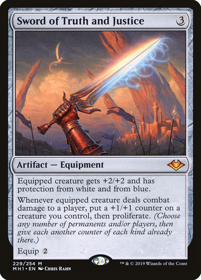 Sword of Truth and Justice 229 (Modern Horizons)  - Foil | Good Games Adelaide SA