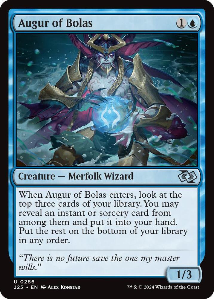 Augur of Bolas 286 (Foundations Jumpstart)  | Good Games Adelaide SA