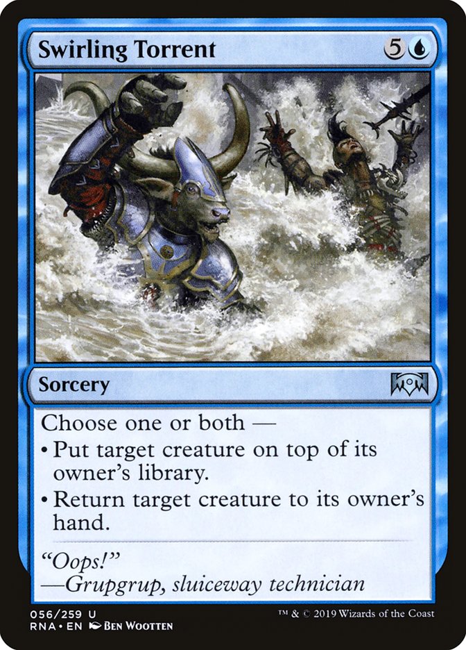Swirling Torrent [Ravnica Allegiance] | Good Games Adelaide SA