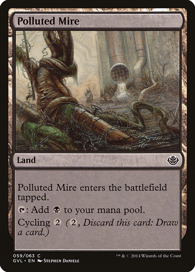 Polluted Mire (Garruk vs. Liliana) [Duel Decks Anthology] | Good Games Adelaide SA