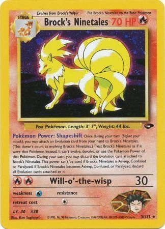 Brock's Ninetales (3/132) [Gym Challenge Unlimited] | Good Games Adelaide SA