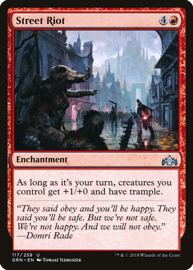 Street Riot 117 (Guilds of Ravnica)  | Good Games Adelaide SA