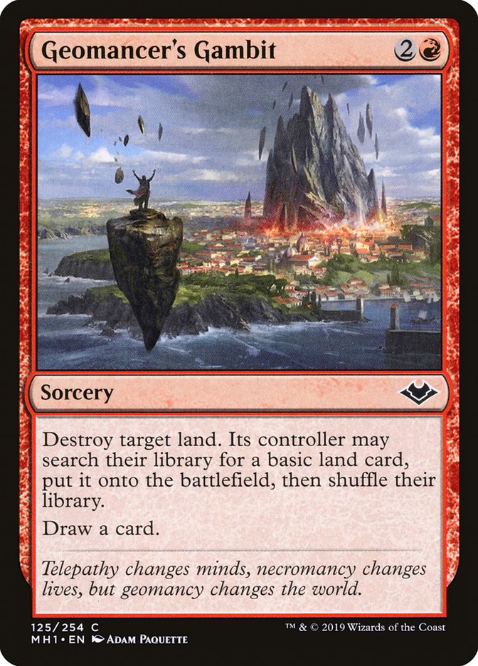 Geomancer's Gambit 125 (Modern Horizons)  - Foil | Good Games Adelaide SA