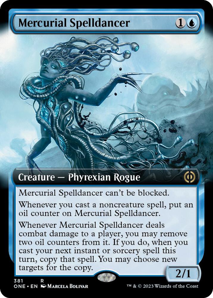 Mercurial Spelldancer 381/271 (Phyrexia: All Will Be One)  - Extended Art | Good Games Adelaide SA