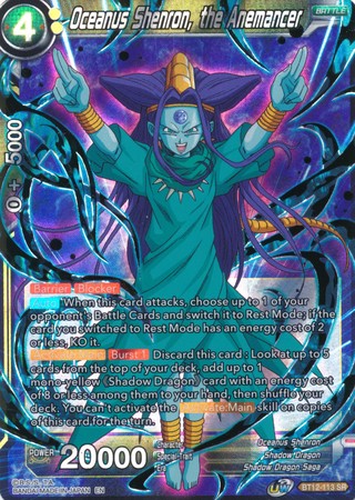 Oceanus Shenron, the Anemancer [BT12-113] | Good Games Adelaide SA