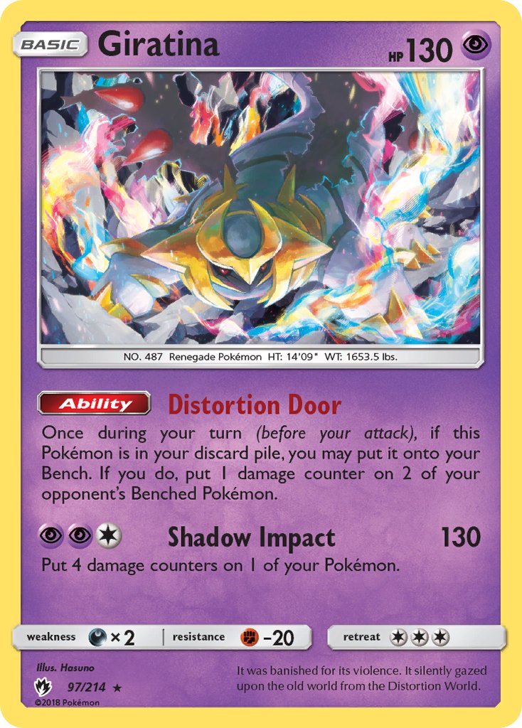 Giratina (97/214) (Theme Deck Exclusive) [Sun & Moon: Lost Thunder] | Good Games Adelaide SA