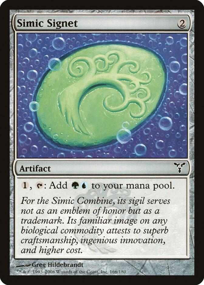Simic Signet 166 (Dissension)  - Foil | Good Games Adelaide SA