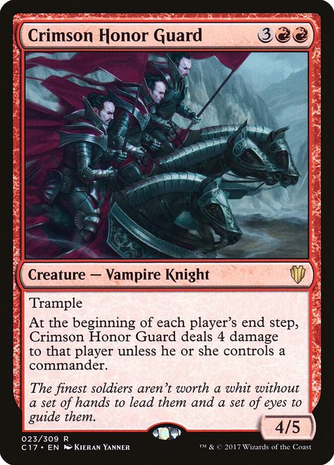 Crimson Honor Guard 23 (Commander 2017)  | Good Games Adelaide SA