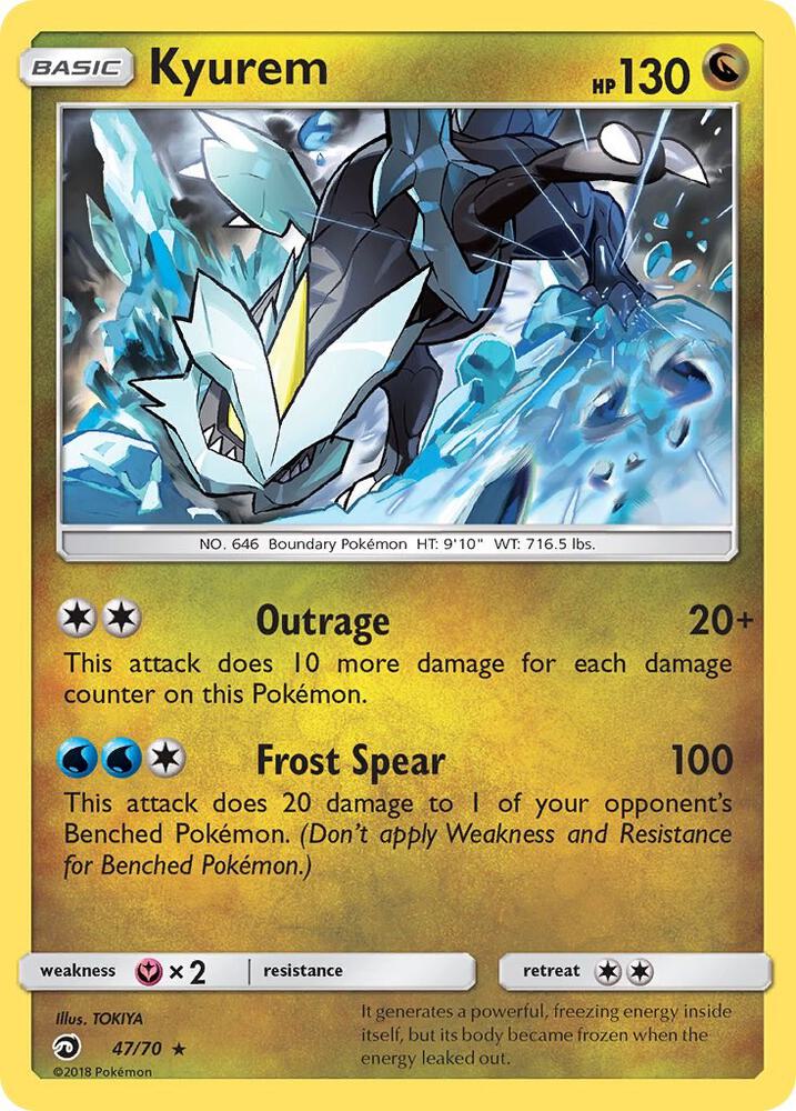Kyurem 47/70 (Dragon Majesty)  - Holofoil | Good Games Adelaide SA