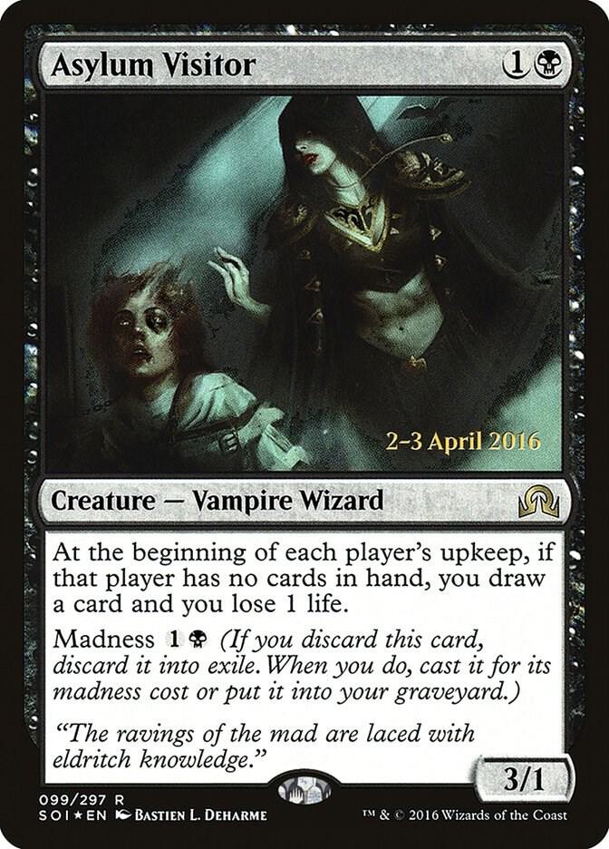 Asylum Visitor 99 (Prerelease Cards)  - PreRelease Foil | Good Games Adelaide SA
