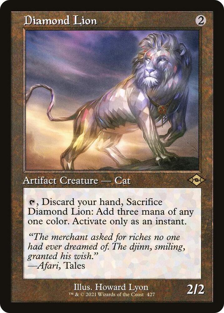 Diamond Lion Retro Frame 427 (Modern Horizons 2)  | Good Games Adelaide SA