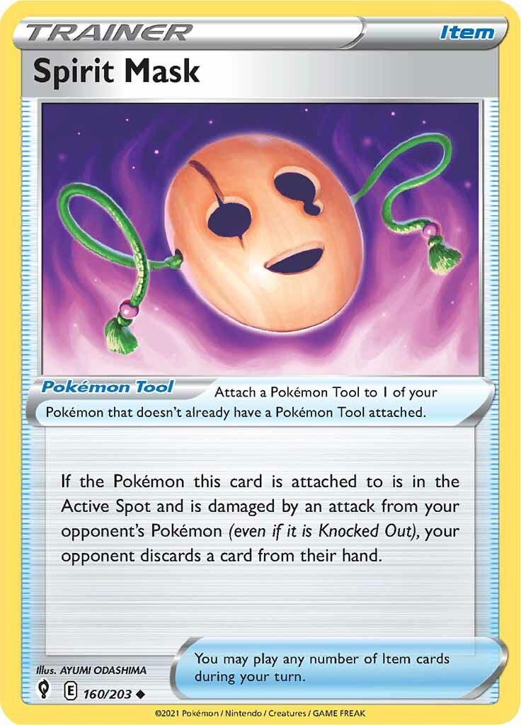 Spirit Mask (160/203) [Sword & Shield: Evolving Skies] | Good Games Adelaide SA