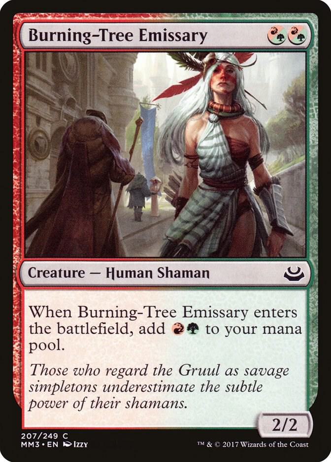 Burning-Tree Emissary 207 (Modern Masters 2017)  | Good Games Adelaide SA