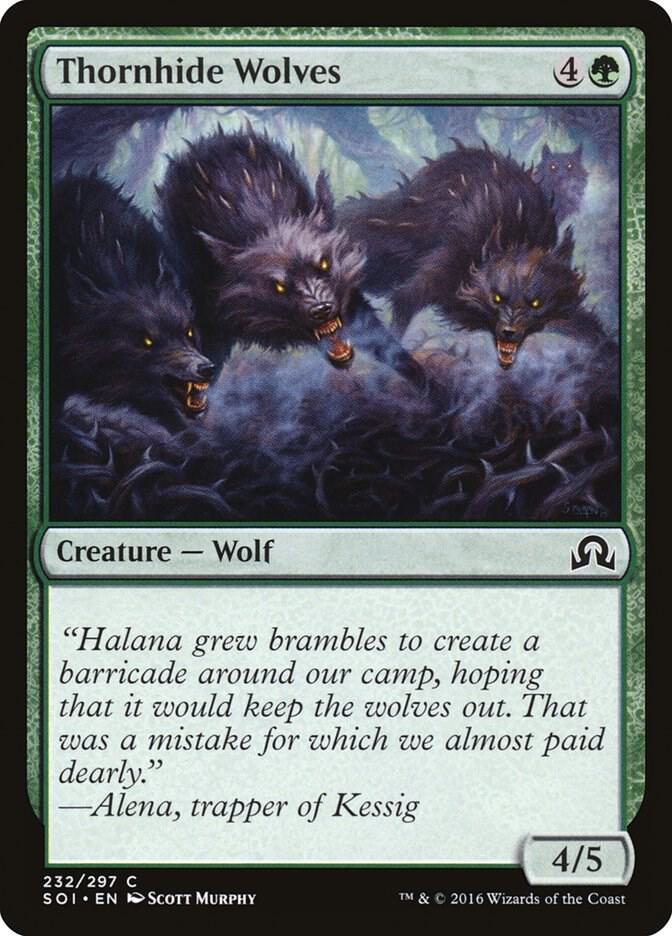 Thornhide Wolves 232 (Shadows over Innistrad)  | Good Games Adelaide SA