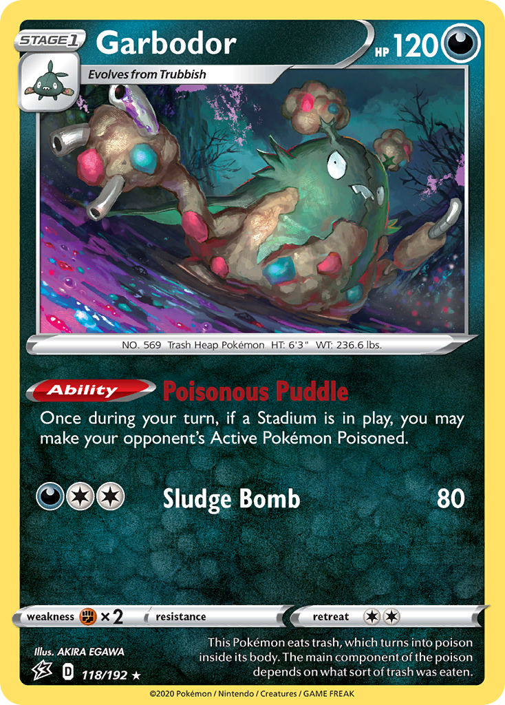 Garbodor (118/192) [Sword & Shield: Rebel Clash] | Good Games Adelaide SA