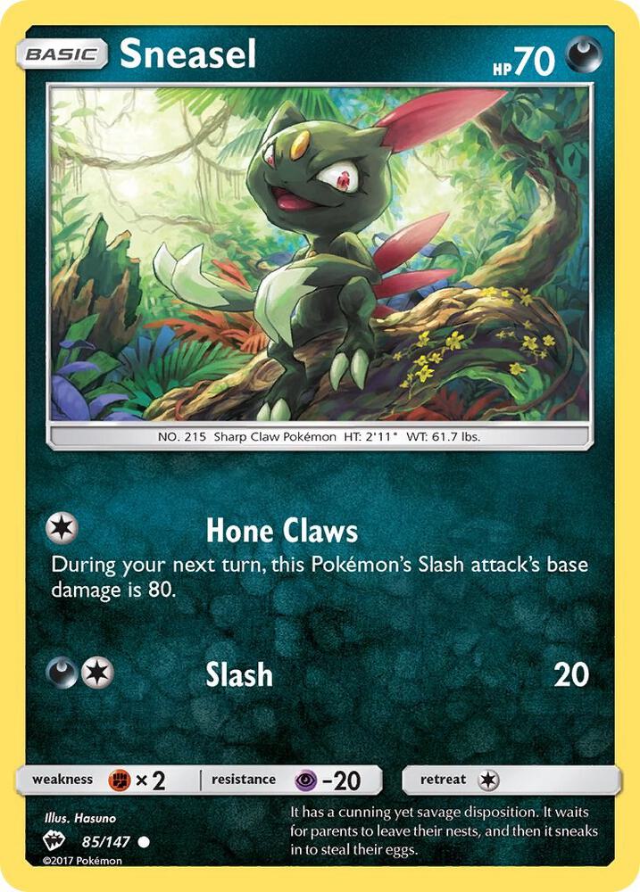 Sneasel 85/147 (SM - Burning Shadows)  | Good Games Adelaide SA