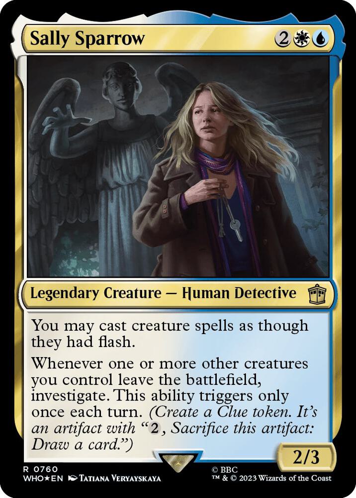 Sally Sparrow 760 (Universes Beyond: Doctor Who)  - Foil | Good Games Adelaide SA