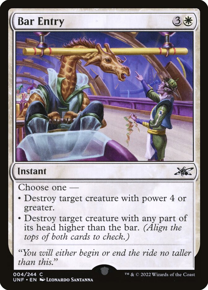 Bar Entry 4 (Unfinity)  - Foil | Good Games Adelaide SA