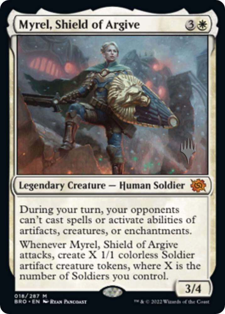Myrel Shield of Argive 18 (Promo Pack: The Brothers' War)  | Good Games Adelaide SA