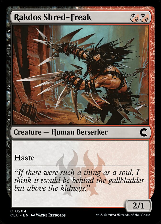 Rakdos Shred-Freak 204 (Ravnica: Clue Edition)  | Good Games Adelaide SA
