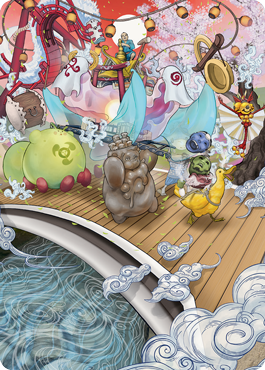 March of Otherworldly Light Art Card [Kamigawa: Neon Dynasty Art Series] | Good Games Adelaide SA