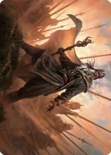 Hazezon Shaper of Sand Art Card 46 (Art Series: Dominaria United)  | Good Games Adelaide SA