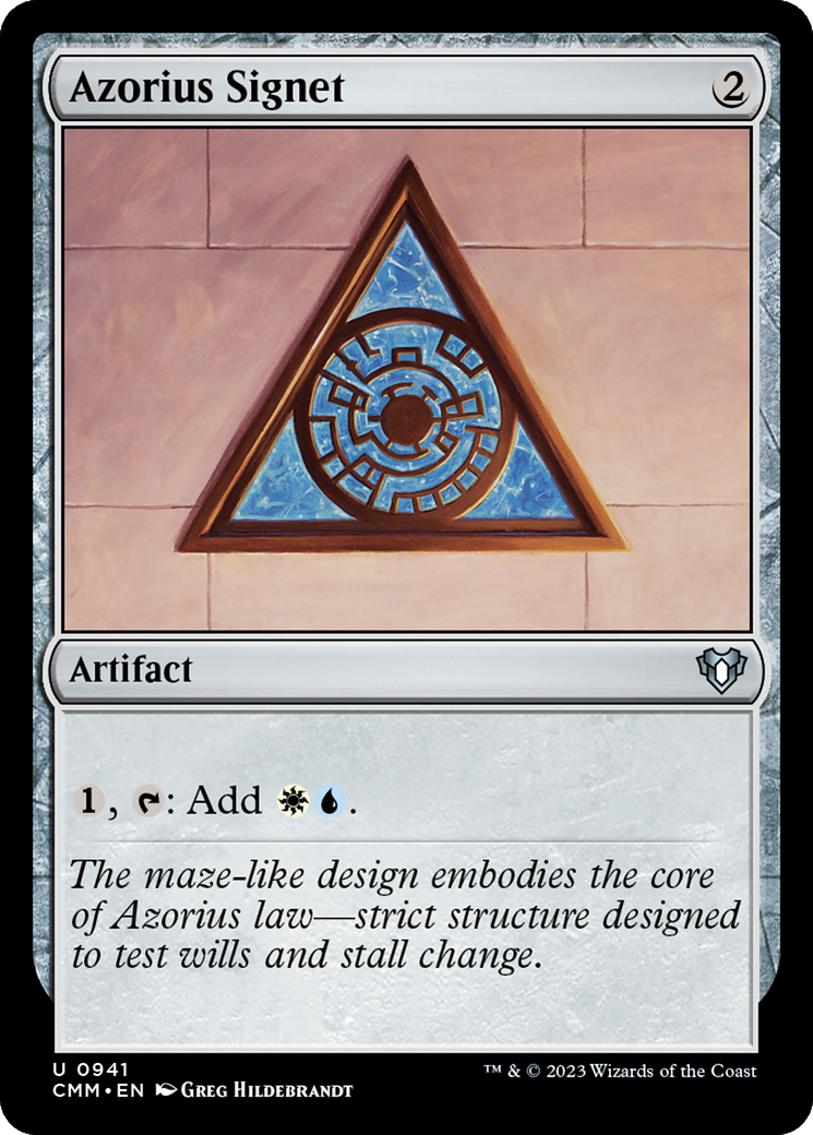 Azorius Signet [Commander Masters] | Good Games Adelaide SA