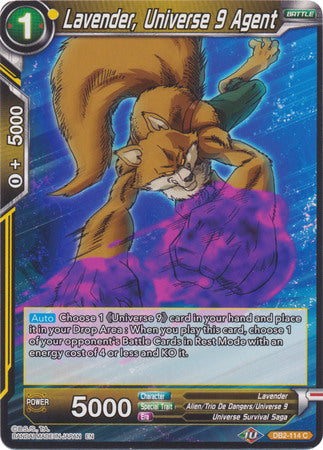 Lavender, Universe 9 Agent [DB2-114] | Good Games Adelaide SA