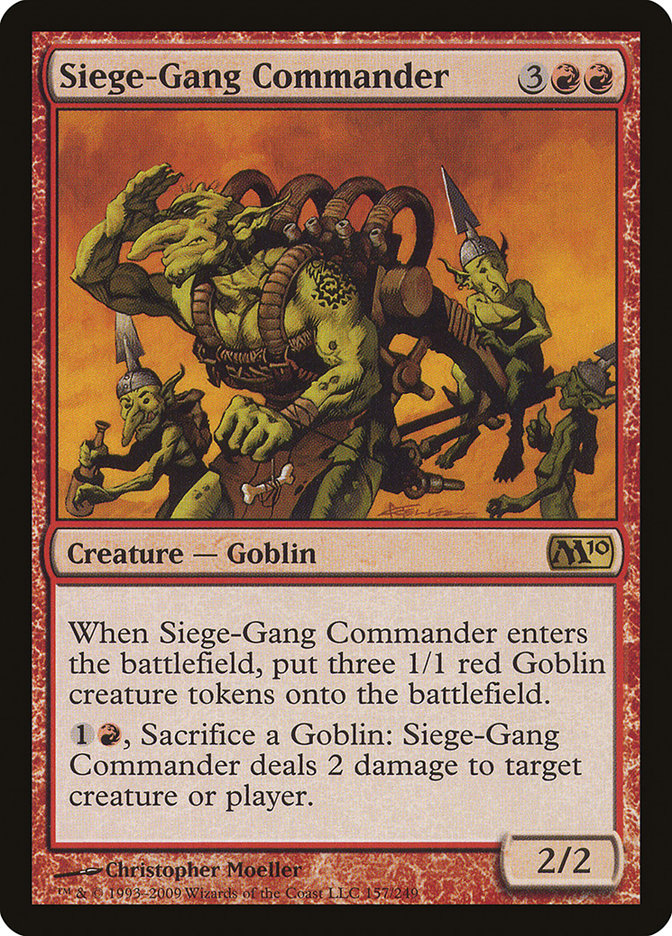 Siege-Gang Commander [Magic 2010] | Good Games Adelaide SA