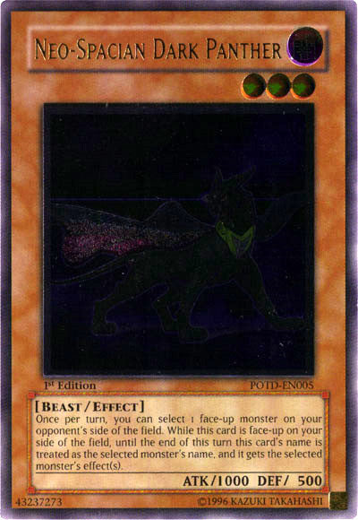 Neo-Spacian Dark Panther [POTD-EN005] Ultimate Rare | Good Games Adelaide SA