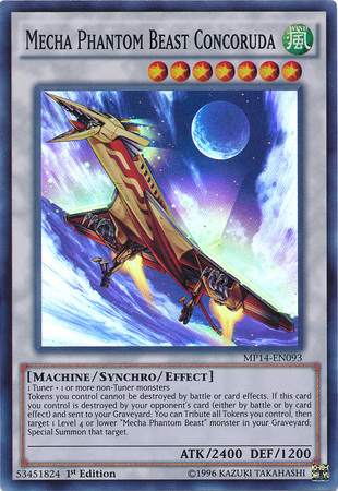 Mecha Phantom Beast Concoruda [MP14-EN093] Super Rare | Good Games Adelaide SA