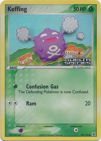 Koffing (72/113) (Stamped) [EX: Delta Species] | Good Games Adelaide SA