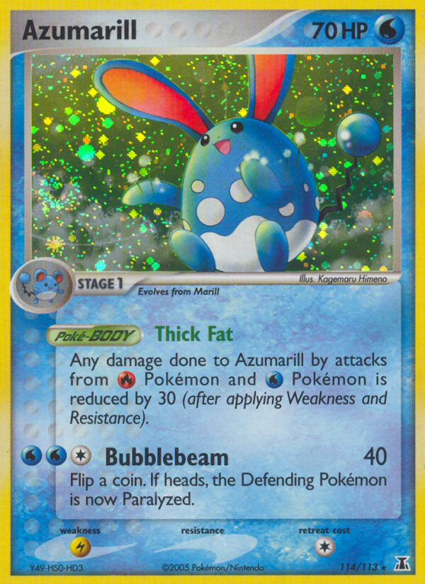 Azumarill (114/113) [EX: Delta Species] | Good Games Adelaide SA