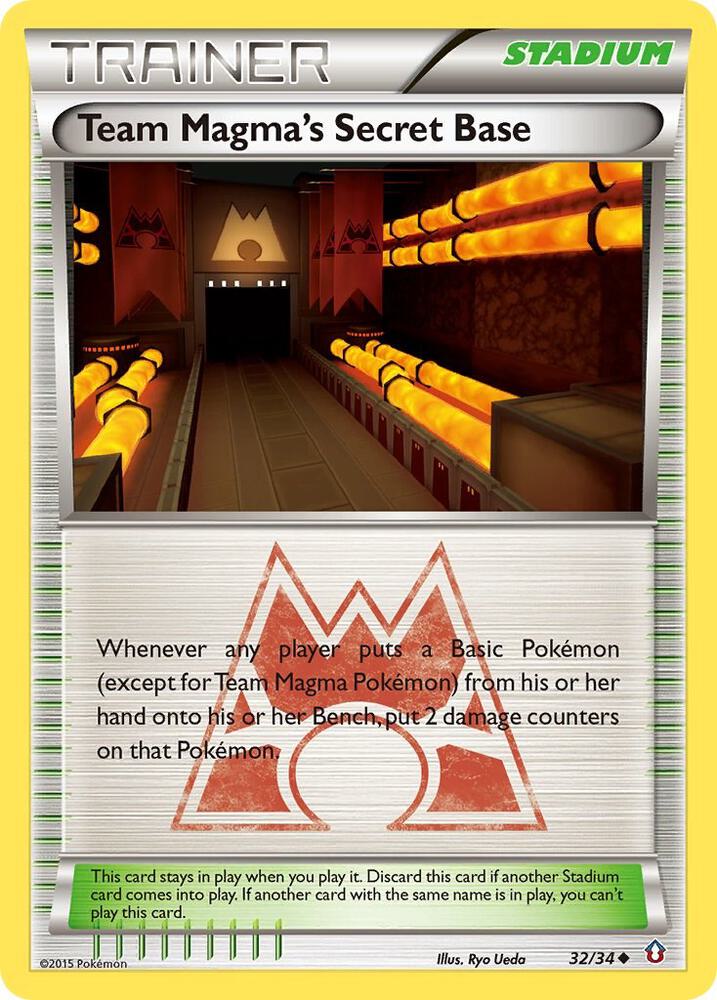 Team Magma's Secret Base 32/34 (Double Crisis)  | Good Games Adelaide SA