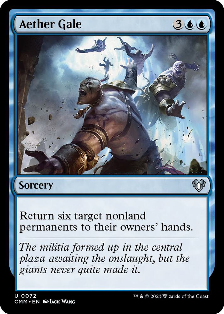 Aether Gale 72 (Commander Masters)  - Foil | Good Games Adelaide SA