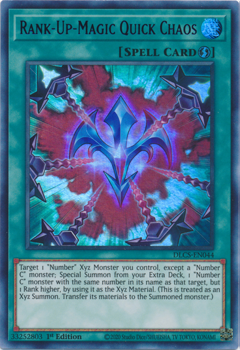 Rank-Up-Magic Quick Chaos (Blue) [DLCS-EN044] Ultra Rare | Good Games Adelaide SA