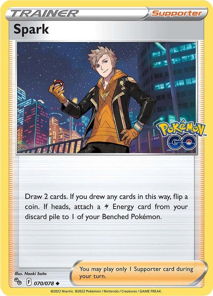 Spark 070/078 (Pokemon GO)  | Good Games Adelaide SA
