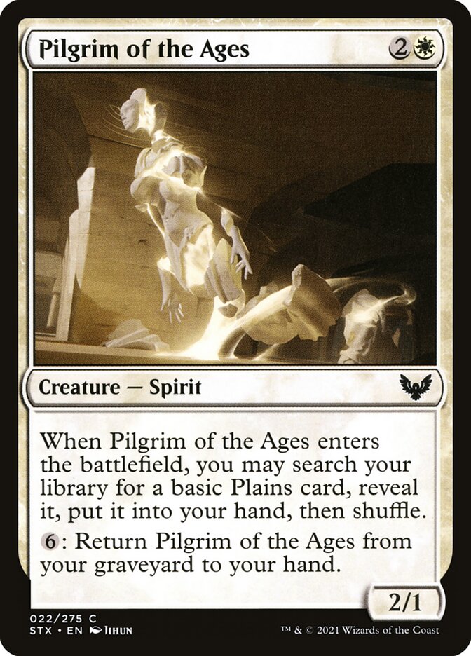 Pilgrim of the Ages 22 (Strixhaven: School of Mages)  - Foil | Good Games Adelaide SA