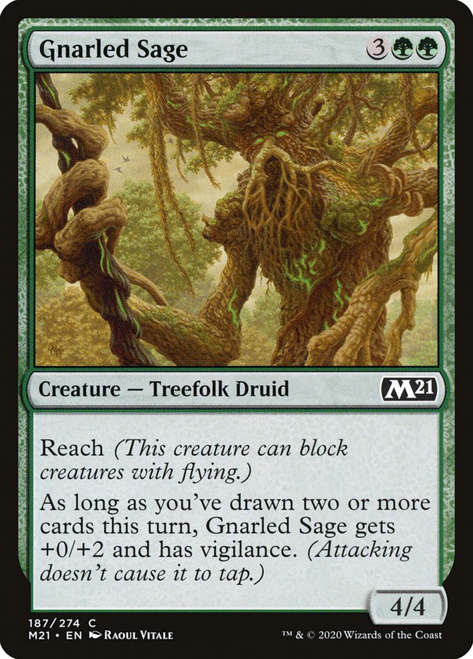 Gnarled Sage 187 (Core Set 2021)  | Good Games Adelaide SA