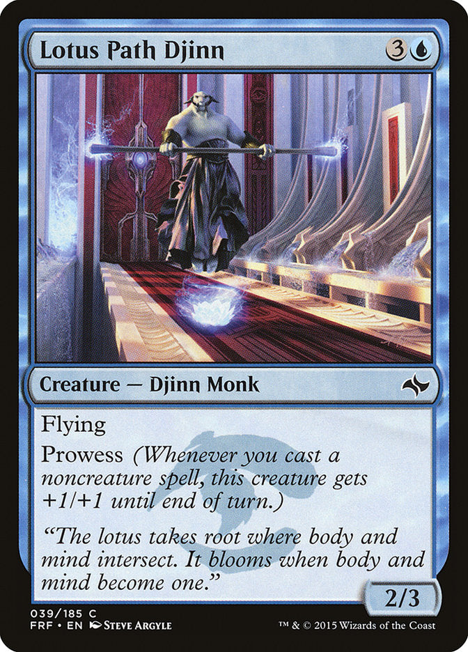 Lotus Path Djinn 39 (Fate Reforged)  - Foil | Good Games Adelaide SA