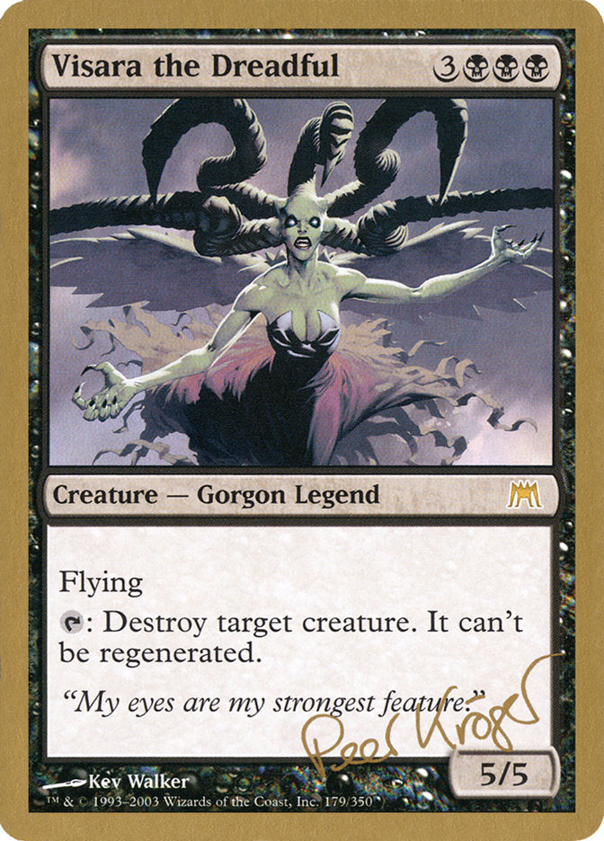 Visara the Dreadful (Peer Kroger) [World Championship Decks 2003] | Good Games Adelaide SA