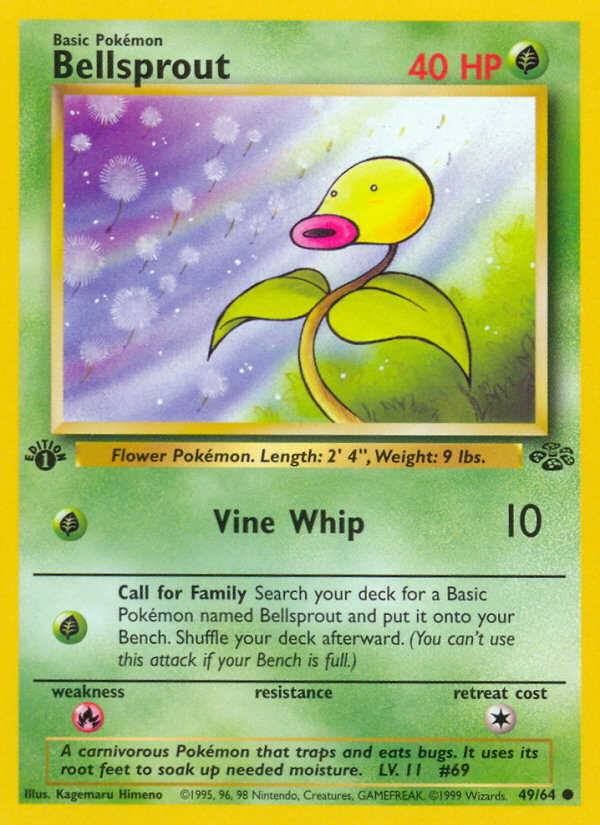 Bellsprout (49/64) [Jungle 1st Edition] | Good Games Adelaide SA