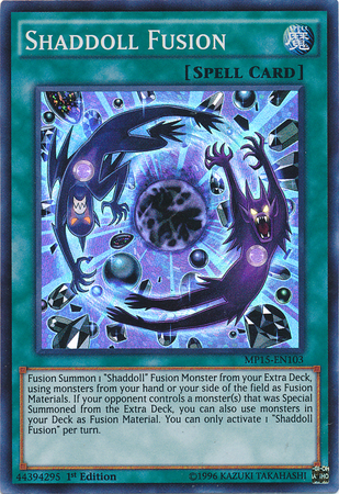 Shaddoll Fusion [MP15-EN103] Super Rare | Good Games Adelaide SA